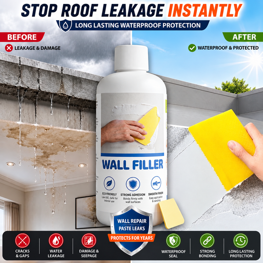 Waterproof & Mildew-Resistant Wall Repair Paste (Pack of 2)