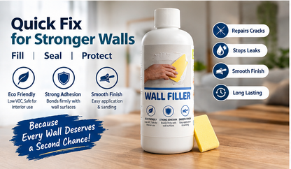 Waterproof & Mildew-Resistant Wall Repair Paste (Pack of 2)