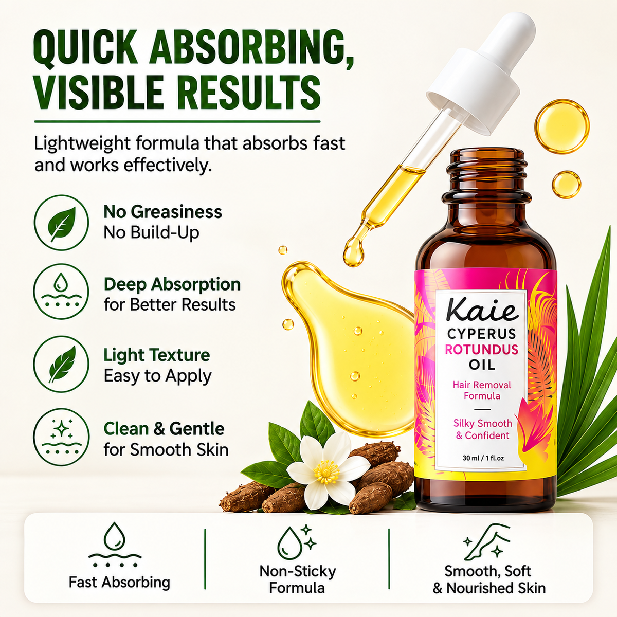 Cyperus Hair Removal Oil (Pack of 2)