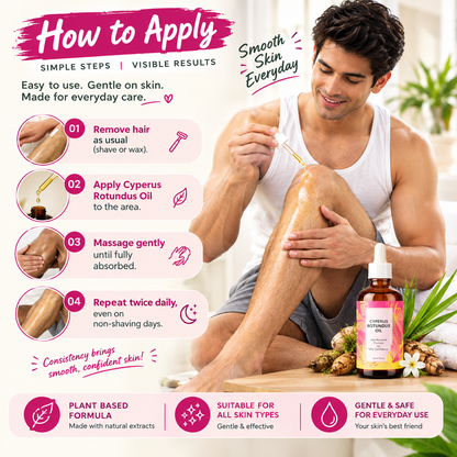 Cyperus Hair Removal Oil (Pack of 2)
